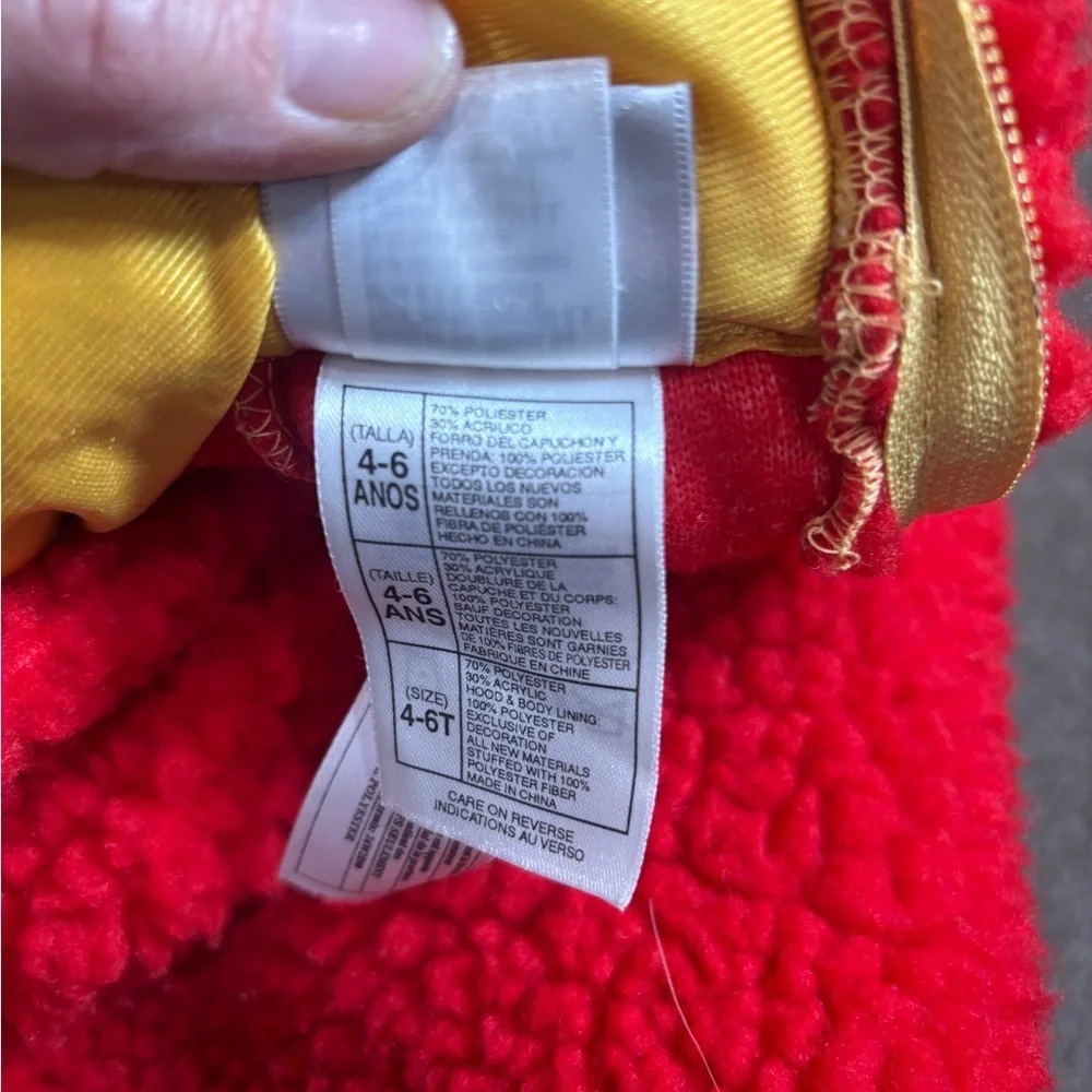 Vintage Winnie The Pooh Plush Costume Child 4-6 Disney Store Halloween Costume - Picture 5 of 10